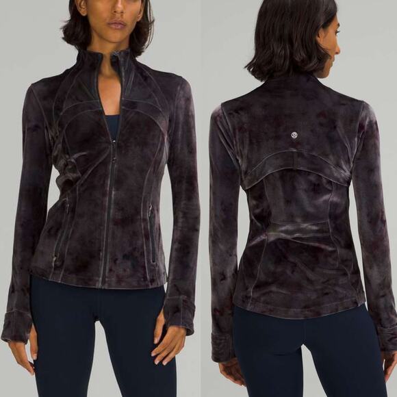 LULULEMON Define Jacket Velour Size 14 Interstellar Dark Grey Multi - Picture 1 of 10